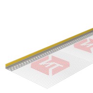 ТЕХНОНИКОЛЬ Профиль примыкающий оконный 6 мм с армирующей сеткой ТЕХНОНИКОЛЬ (упаковка, 30 шт) (581605)