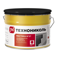 ТЕХНОНИКОЛЬ Мастика приклеивающая ТЕХНОНИКОЛЬ №27, ведро, 12 кг (353153)