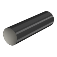 ТЕХНОНИКОЛЬ ТН МАКСИ 152/100 мм, водосточная труба пластиковая (3 м), Антрацит 9005 (694318)