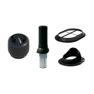 ТЕХНОНИКОЛЬ Комплект вентиляции СКАТ 125/160, черный, шт (140885)